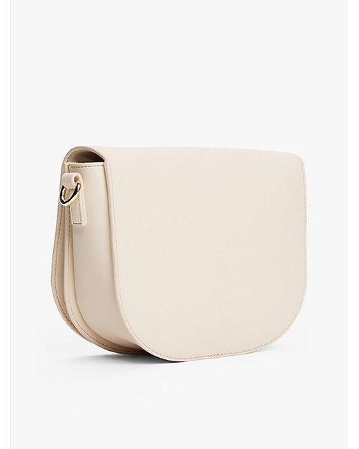 Tommy Hilfiger Crossbodytas Met Logoband in het Natural