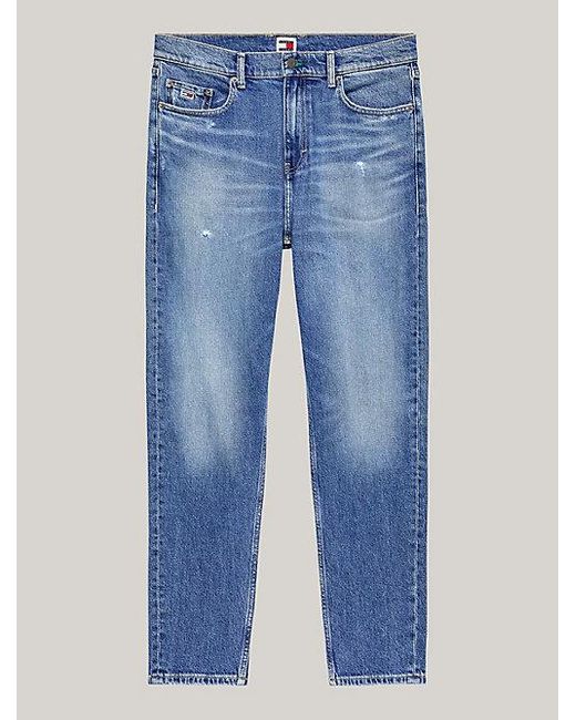 Tommy Hilfiger Classics Isaac Relaxed Tapered Jeans im Used Look in Blue für Herren