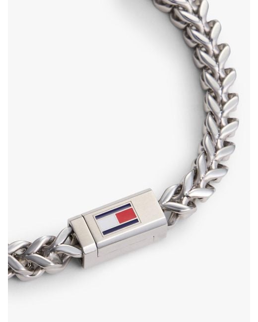 Bracciale di Tommy Hilfiger in Metallic da Uomo