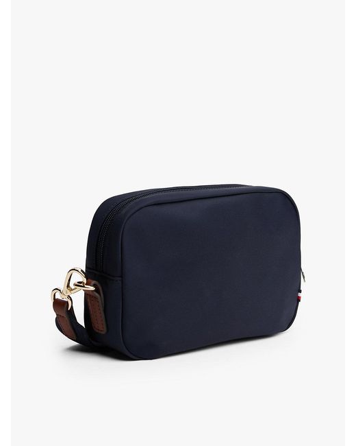 Tommy Hilfiger Blue Th Monogram Crossbody Camera Bag