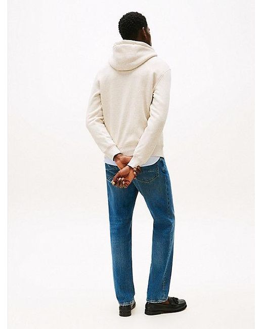 Tommy Hilfiger Plus Regular Fit Hoodie Met Logo in het White voor heren