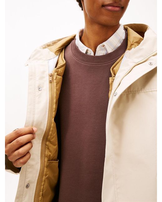 Tommy Hilfiger Natural 3-In-1 Padded Chicago Windbreaker for men