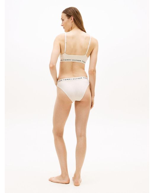 Tommy Hilfiger White Heritage Moulded Push-Up Bralette