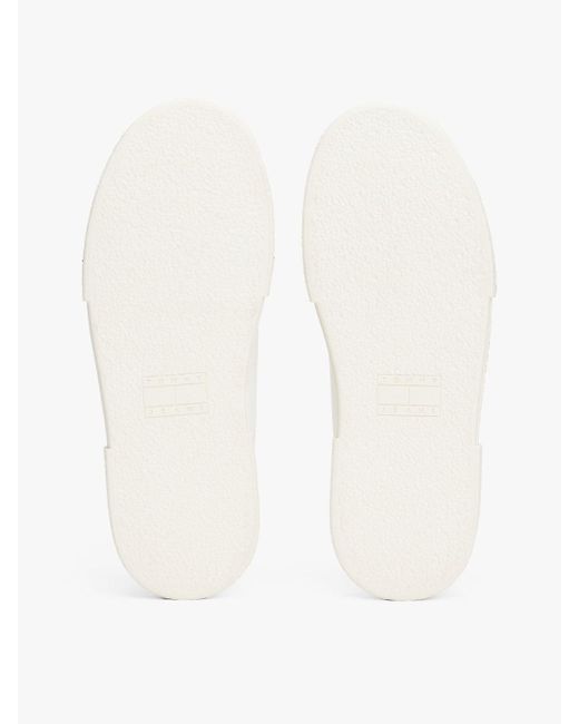 Baskets En Toile Compensée Tommy Hilfiger en coloris Natural