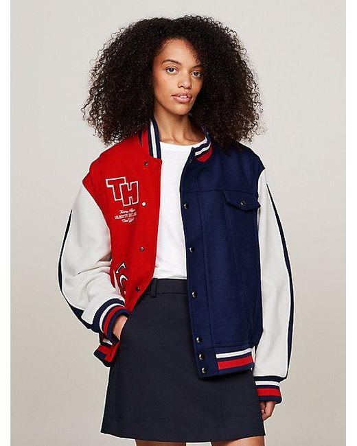 Chaqueta Universitaria Tommy X Mercedes F1 X Cr Tommy Hilfiger de hombre de color Azul Lyst