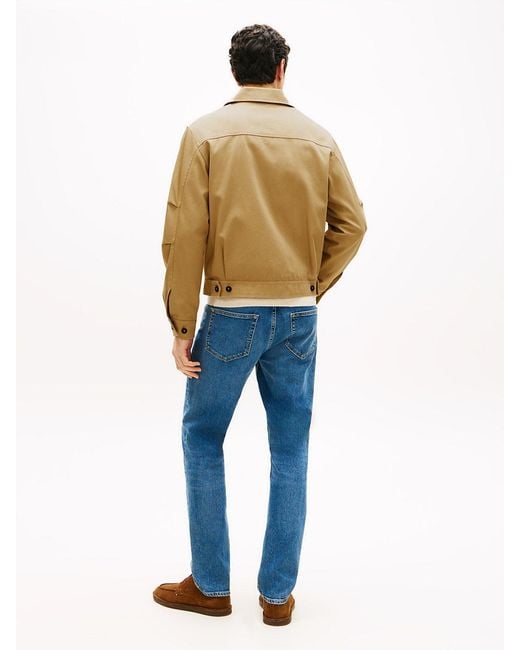Tommy Hilfiger Natural Zip-Thru Twill Ivy Jacket for men