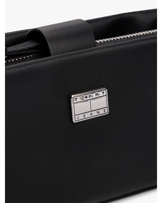 Borsa Con Placchetta Iconica di Tommy Hilfiger in Black