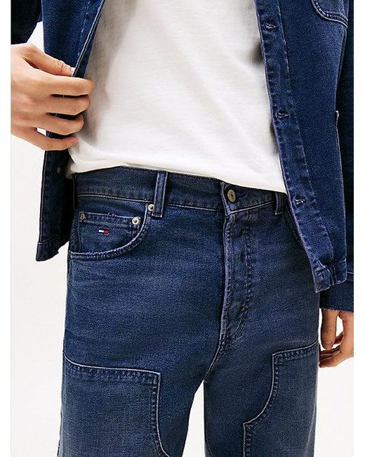 Vaqueros Otis De Corte Regular Y Recto Tommy Hilfiger de hombre de color Blue