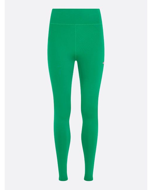 Tommy Hilfiger Green Sport Essential Mid Rise Full Length Leggings