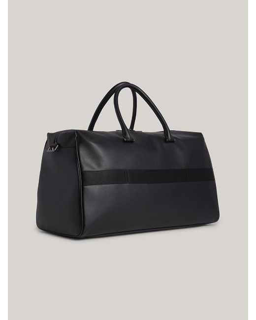 Tommy Hilfiger Black Th Modern Medium Duffel Bag for men