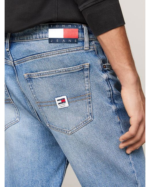Tommy Hilfiger Blue Classic Ryan Straight Faded Jeans for men