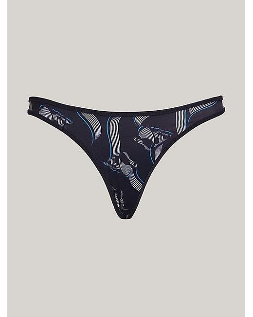 Tommy Hilfiger Blue Essential Cheeky Fit Bikinihose