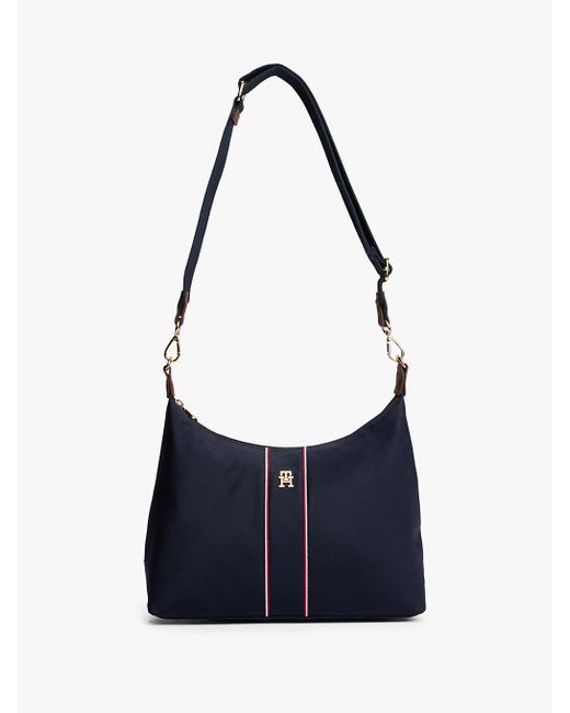 Borsa Con Nastro Iconico di Tommy Hilfiger in Blue