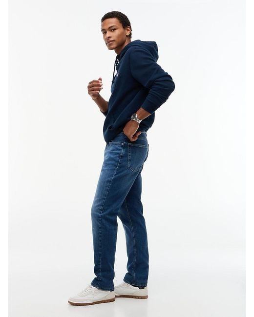 Tommy Hilfiger Blue Ryan Slim Straight Jeans for men