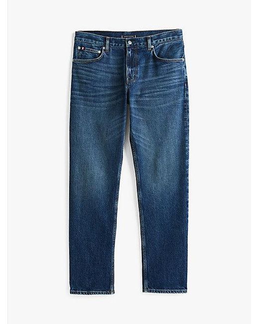 Tommy Hilfiger Relaxed Jeans Met Rechte Broekspijpen En Whiskers in het Blue voor heren