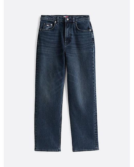 Vaqueros Layla Ajustados De Talle Alto Tommy Hilfiger de color Blue