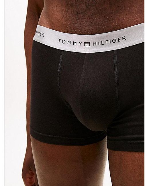 Tommy Hilfiger 3Er-Pack Signature Trunks Mit Metallic-Bund in Black für Herren
