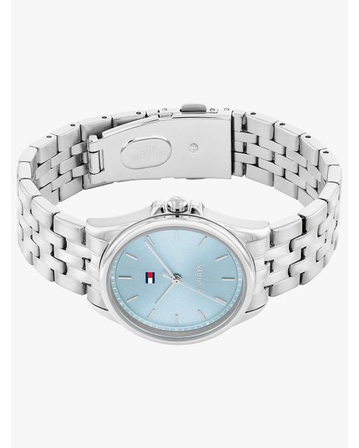 Tommy Hilfiger Stainless Steel Blue Dial Bracelet Watch