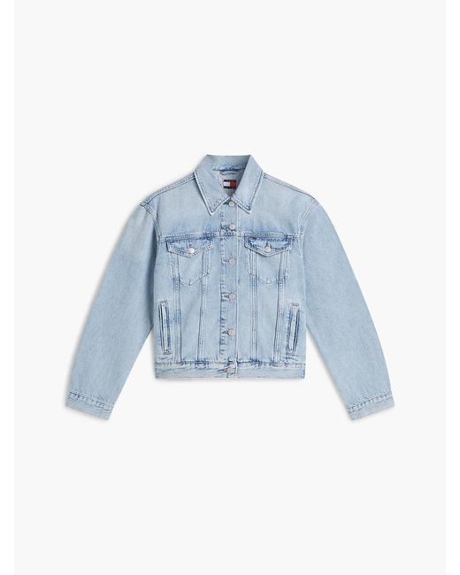Tommy Hilfiger Blue Vintage Relaxed Denim Trucker Jacket