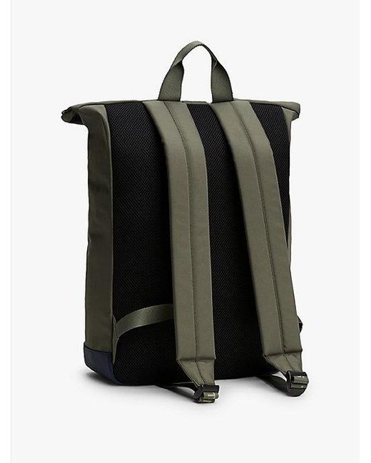 Tommy Hilfiger Essential Rugzak Met Rolflap in het Green voor heren