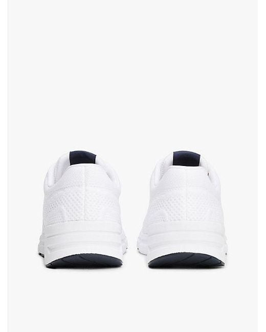 Tommy Hilfiger Runner-Sneaker Mit Hilfiger-Monotype-Logo in White für Herren