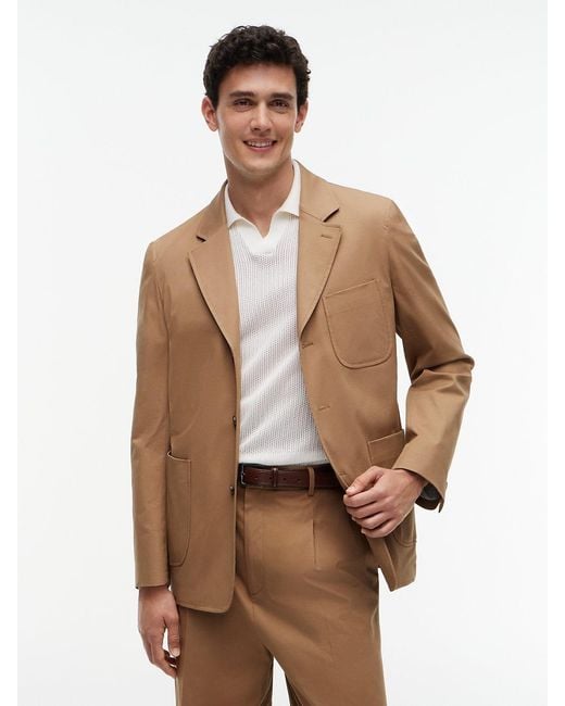 Tommy Hilfiger Natural Th Flex Regular Fit Single Breasted Blazer for men
