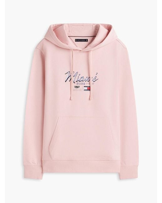 Tommy Hilfiger Pink Th X Cadillac Formula 1 Team Miami Hoody for men