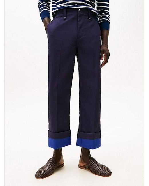 Pantalón Chino The Runway Collection Oversize Tommy Hilfiger de hombre de color Blue