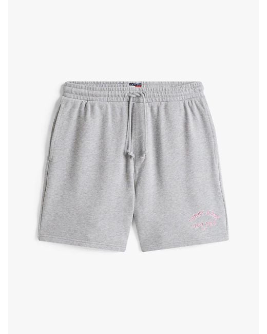 Short De Jogging Décontracté Varsity Tommy Hilfiger pour homme en coloris Gray