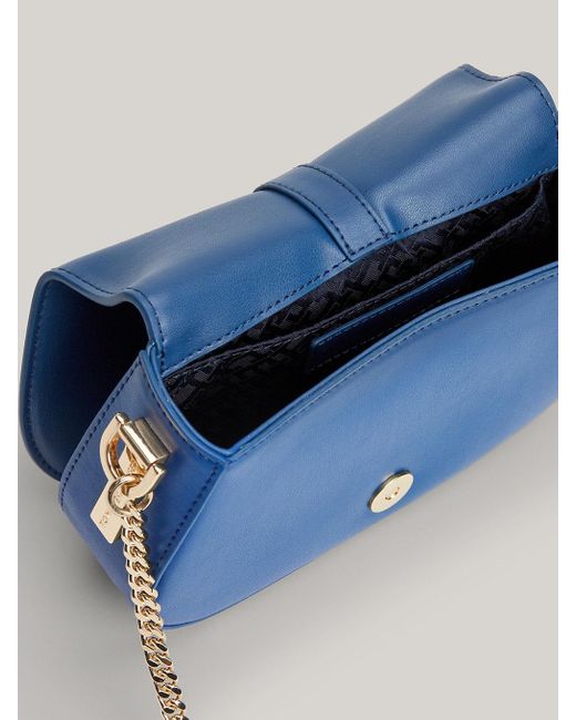 Tommy Hilfiger Blue Heritage Chain Crossover Bag