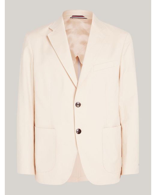 Tommy Hilfiger Natural Smart Casual Single Breasted Blazer for men