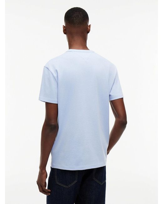 Tommy Hilfiger Blue Tommy Flag Crew Neck T-Shirt for men