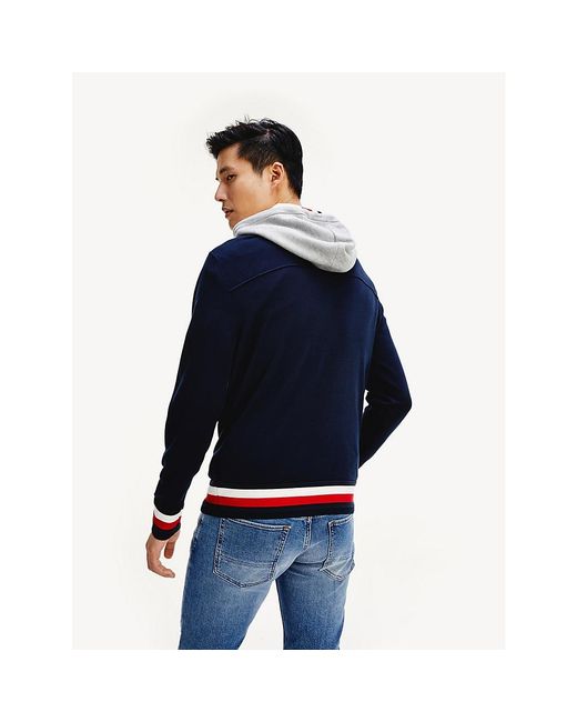 tommy hilfiger signature tape logo sweatshirt