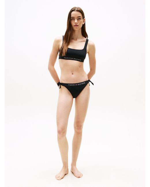 Tommy Hilfiger Black Original Bralette Bikini Top