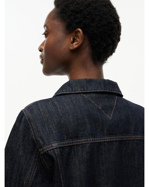 Tommy Hilfiger Blue Tone Button Denim Jacket