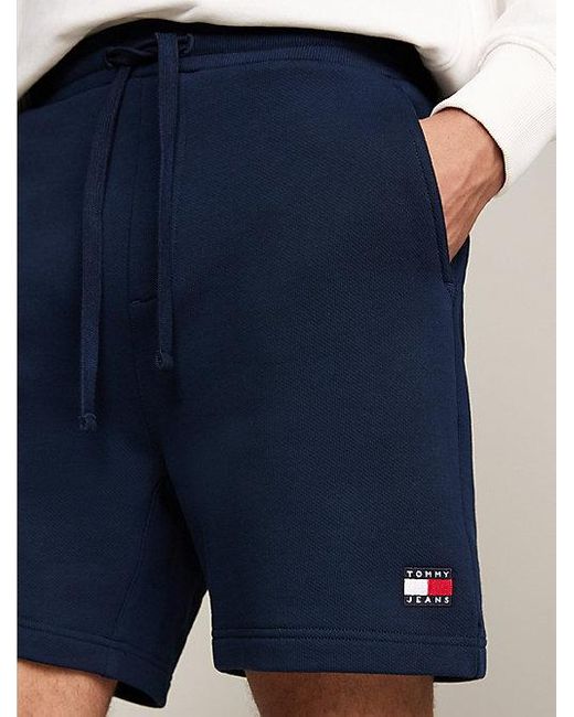 Pantalón corto de chándal con parche de Tommy Tommy Hilfiger de hombre de color Blue