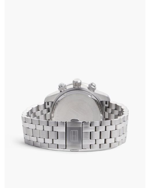 Tommy Hilfiger Gray Dial Stainless Steel Chronograph Watch for men