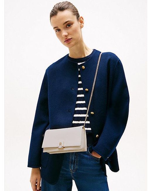 Tommy Hilfiger Natural Crossbody-Tasche Mit Th-Monogramm