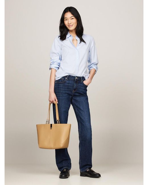 Tommy Hilfiger Natural Heritage Chain Detail Tote