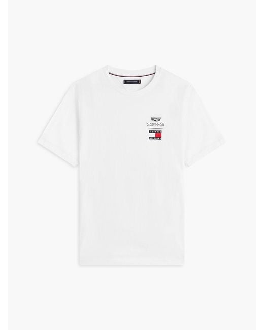 Tommy Hilfiger White Th X Cadillac Formula 1® Team Logo T-shirt for men
