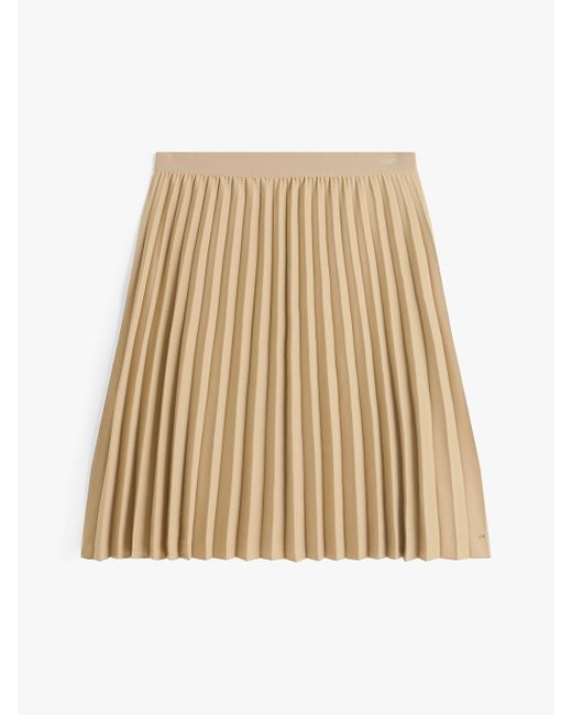 Jupe Midi Curve Plissée Tommy Hilfiger en coloris Natural
