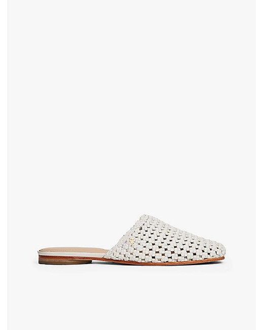 Mocasines The Runway Collection De Ganchillo Tommy Hilfiger de color White