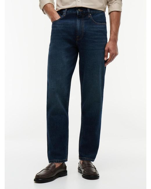 Tommy Hilfiger Blue Faded Regular Tapered Leg Jeans for men