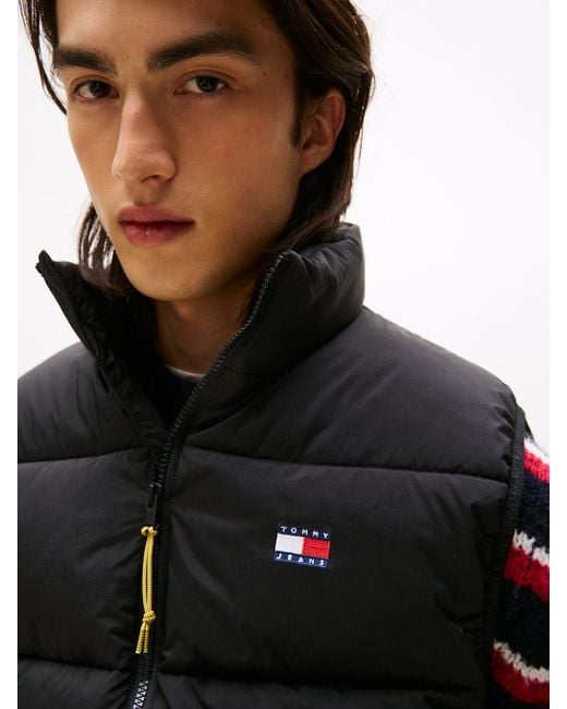 Doudoune Sans Manches Froissée Déperlante Tommy Hilfiger pour homme en coloris Black