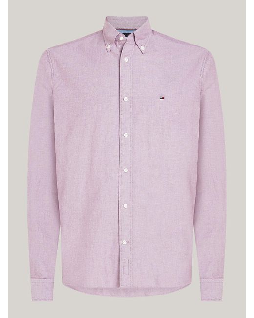Chemise standard Heritage en coton Oxford Tommy Hilfiger pour homme en coloris Purple