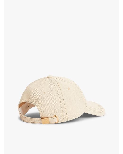 Cappello Da Baseball di Tommy Hilfiger in Natural da Uomo
