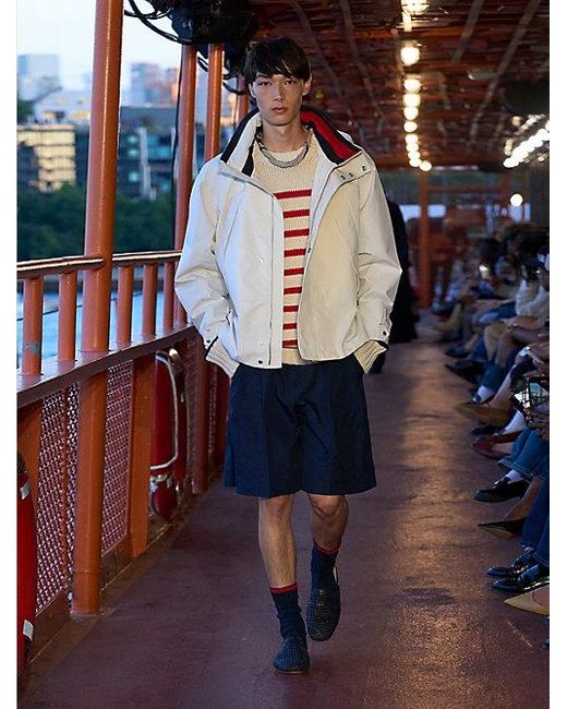 Chaqueta De Regata The Runway Collection Oversize Tommy Hilfiger de hombre de color White