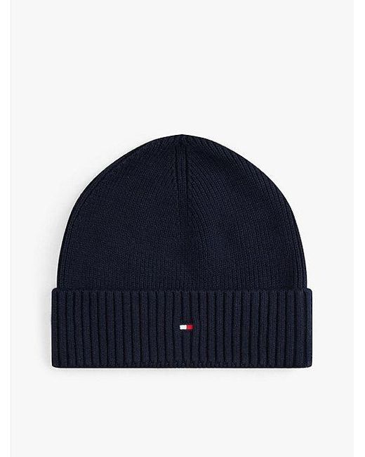 Set De Regalo De Gorro Y Bufanda Tommy Hilfiger de hombre de color Blue