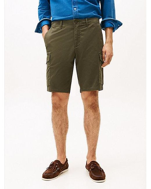 Tommy Hilfiger Harlem 1985 Relaxed Fit Cargoshort in het Blue voor heren