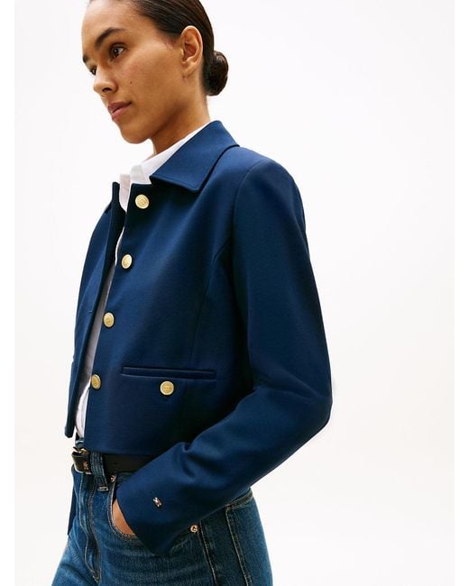 Tommy Hilfiger Blue Regular Fit Jacket